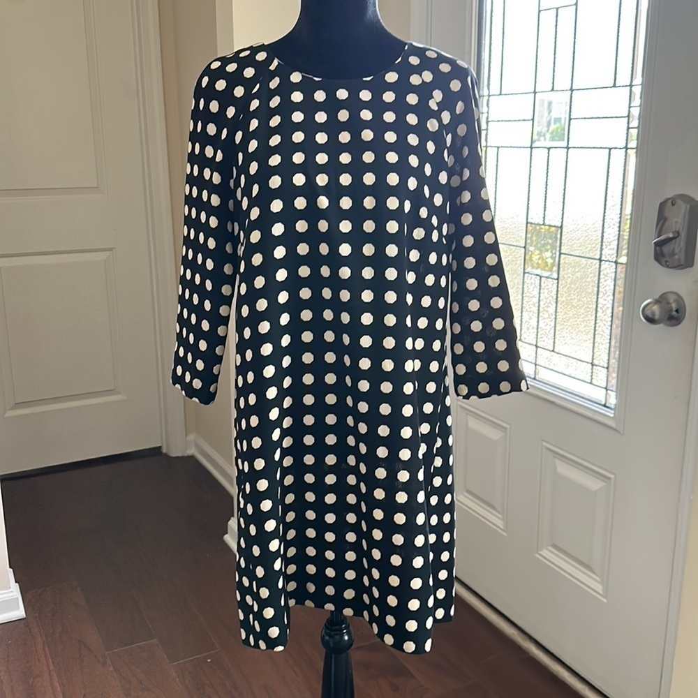 Anthropologie Lili Wang for Lili's Closet Polka Dot Casual Dress - Picture 2 of 12